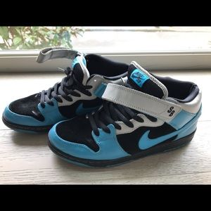 Nike SB Dunk Mid Aqua/Black - Men’s 10.5